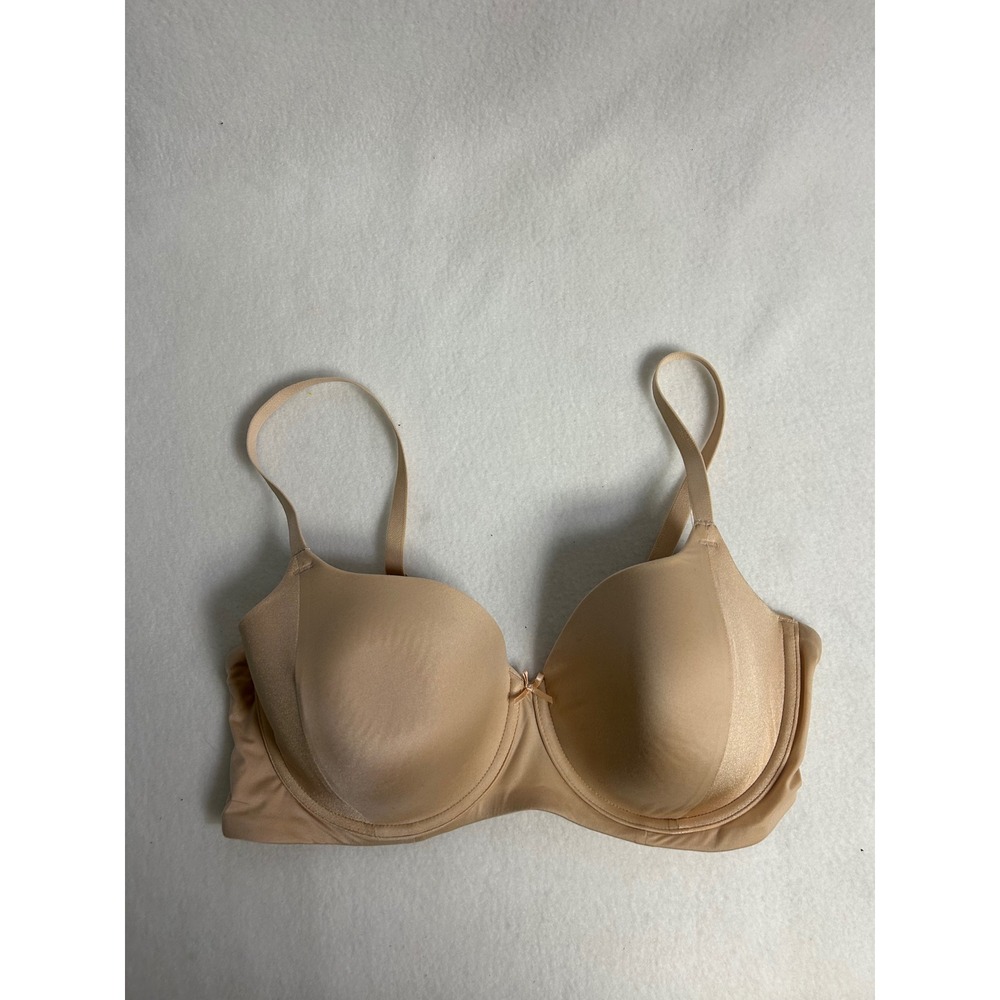 Minimalist Everyday You Women 38C Nude Underwire Padded Shine T-Shirt Bra